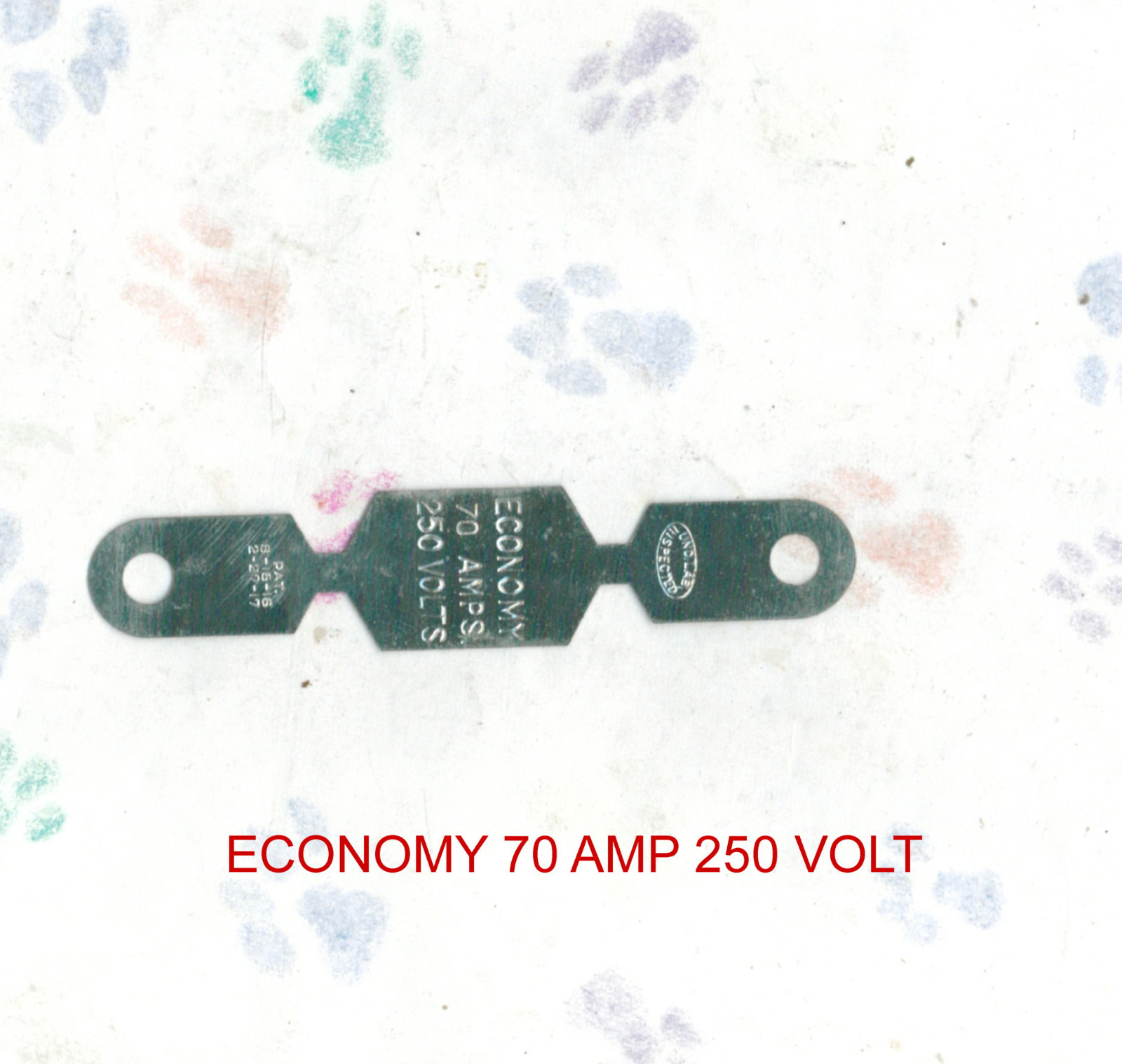 ECONOMY RENEWAL FUSE LINKS 70 AMP 250 VOLTS (PACKAGE 20)