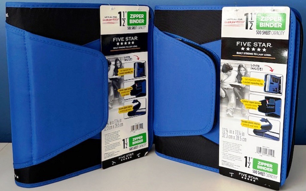 CHOICE OF 3 RING BINDER-MEAD (black-blue-red-magenta) OR CASE-IT D-900 (Pink)