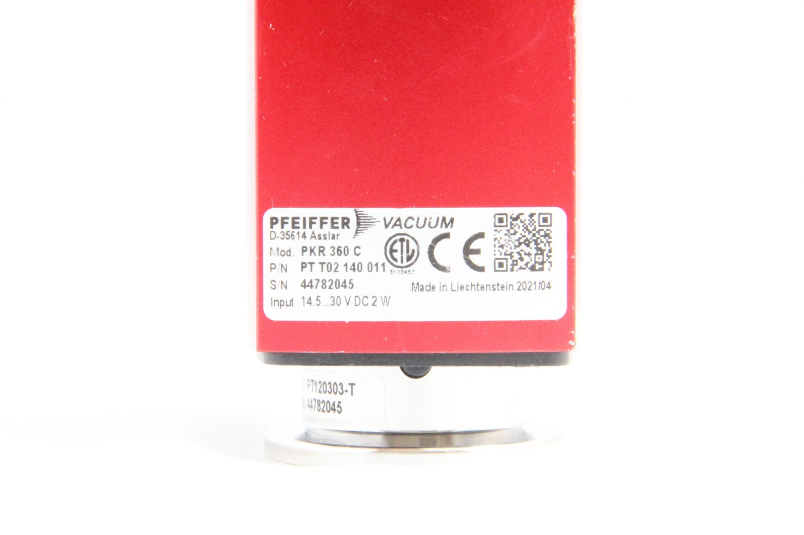 Pfeiffer Vacuum PKR 360 C PTT02140011 Full Range Vacuum Gauge #5789