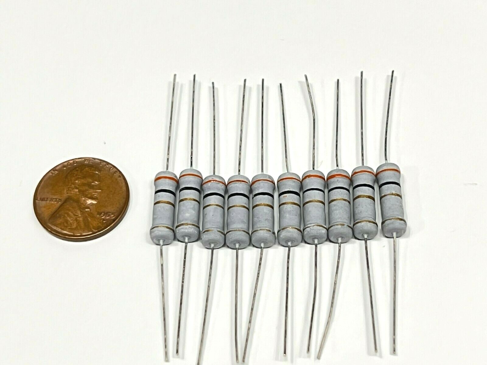 10 Pieces 390k ohm 2Watt 2W 5% Tolerance Metal Oxide Film Resistor G359