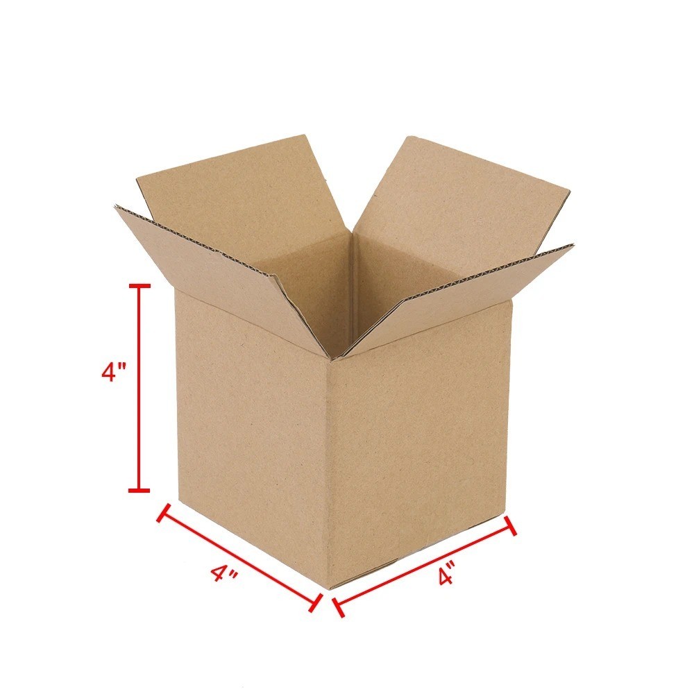 100 Pack Corrugated Shipping Boxes Bulk Mailing Box 8x6x4 6x4x4 4x4x4 Cardboard