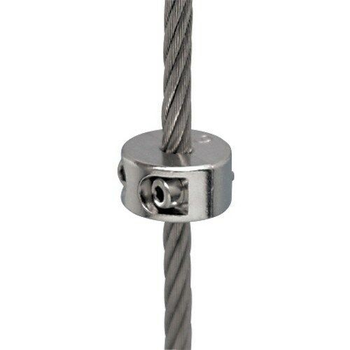 STAINLESS STEEL 2 PART WIRE CLAMP, STOP CLAMP 5/32″ (S0720-0004)