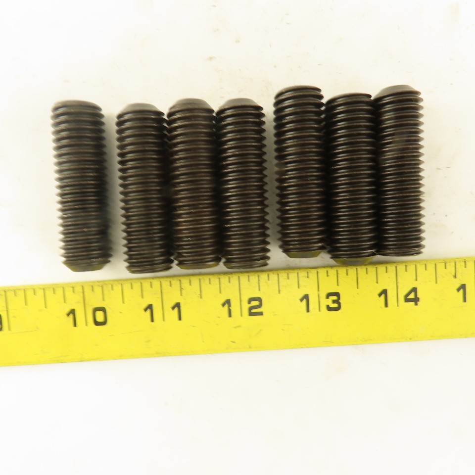 5/8″-11 x 2″ Cup Point Socket Head Set Screw Lot Of 7