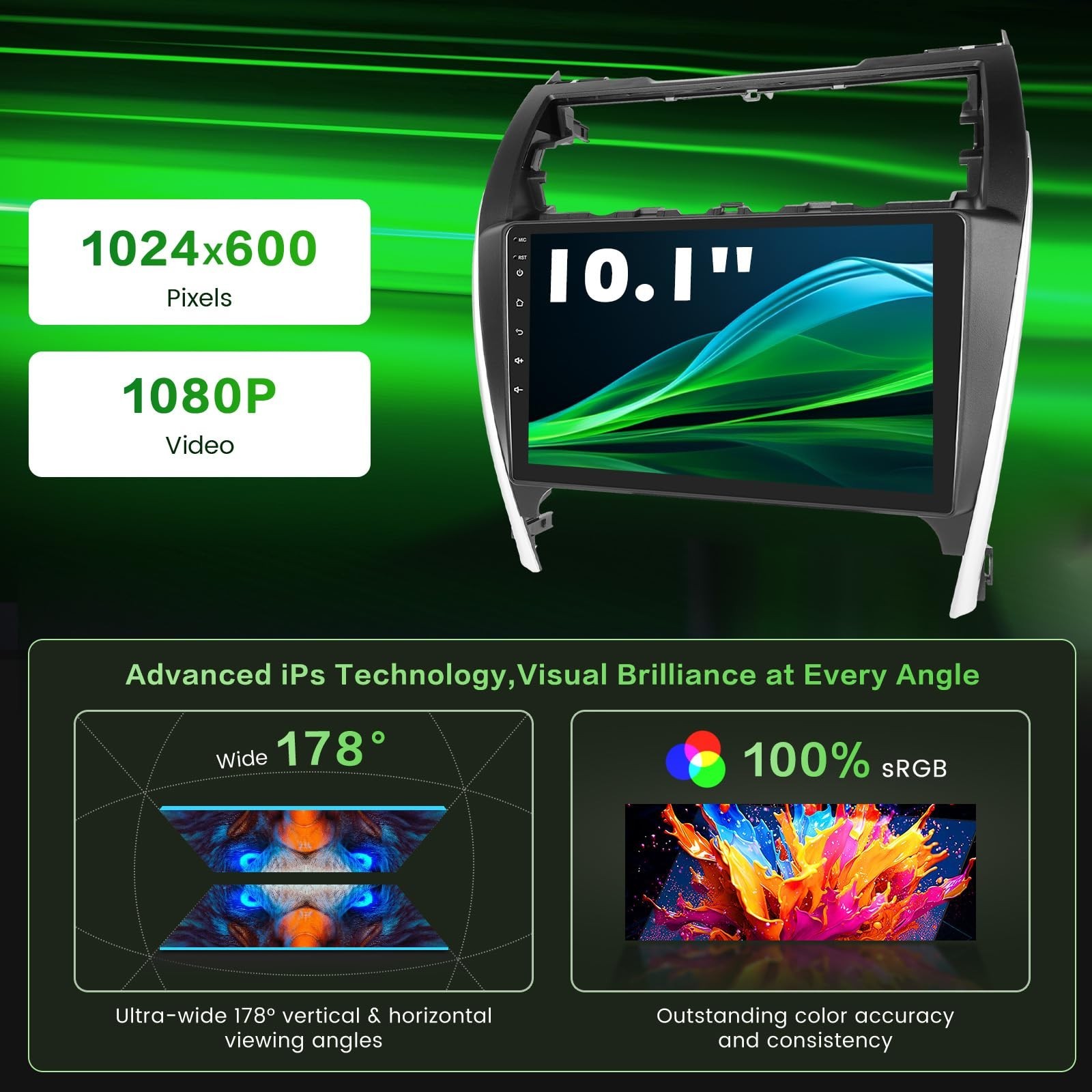 【2+64GB】 for Toyota Camry 2012 2013 2014 Android Car Stereo with W