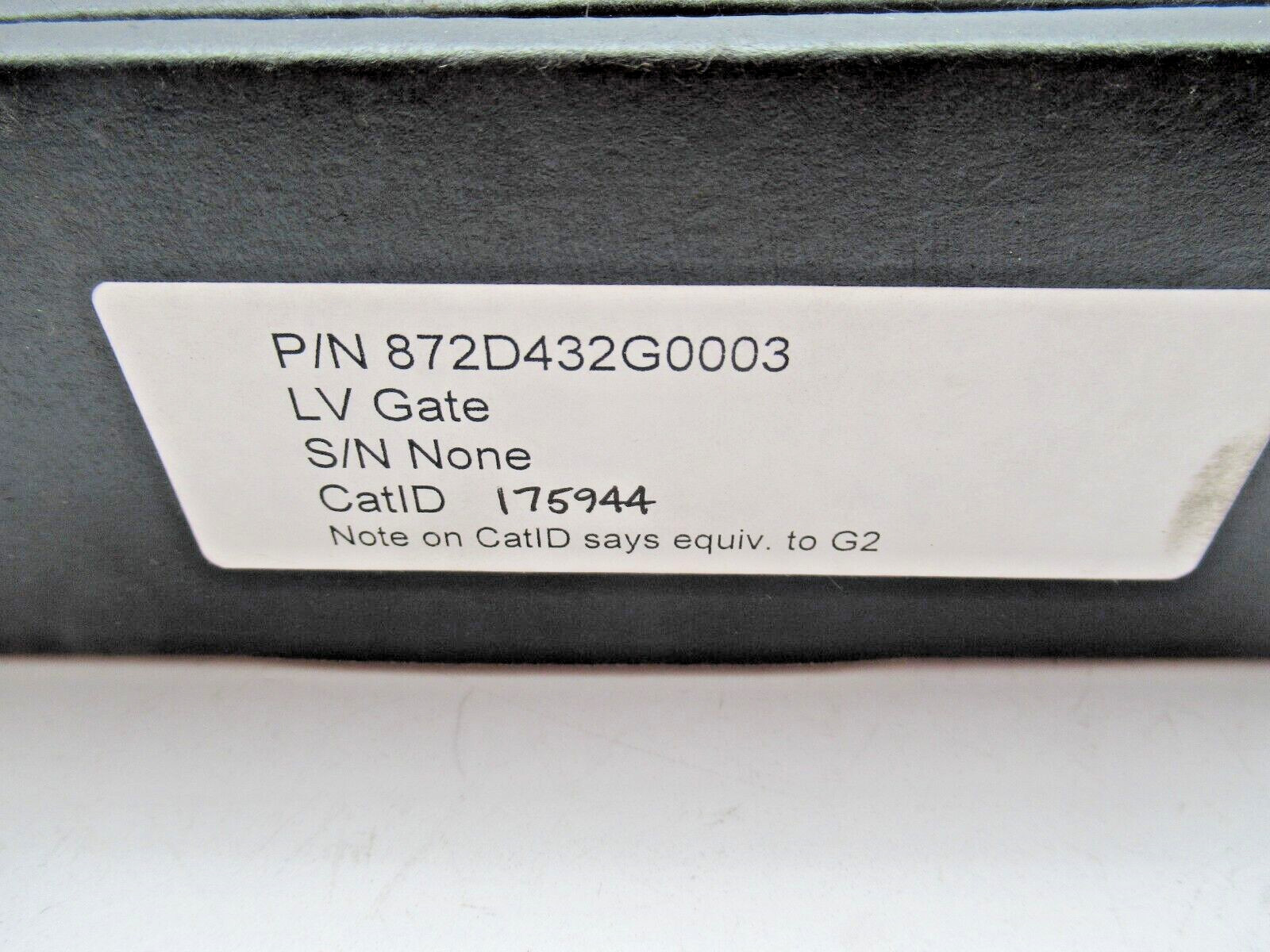 GE GENERAL ELECTRIC 872D432G3 LOW VALUE GATE PCB Board 373