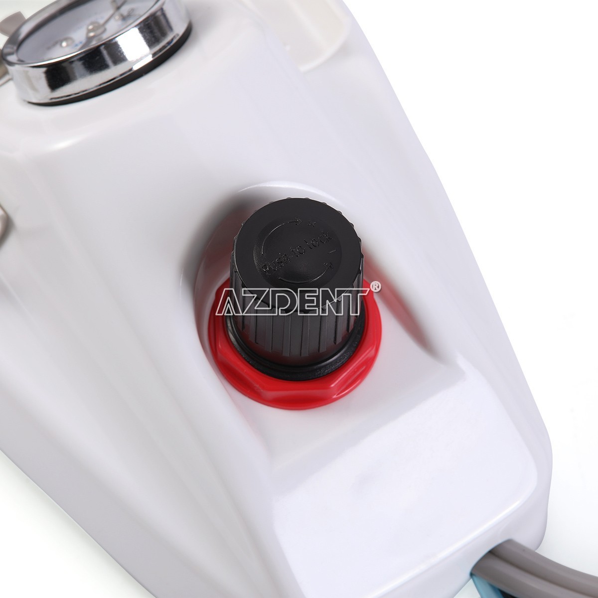 Portable Dental Turbine Unit 3 Way Syringe Work with Air Compressor 4Holes