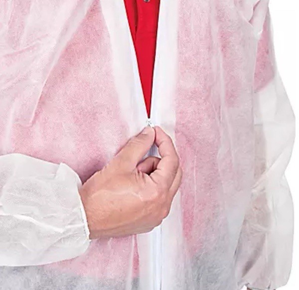 Box Of 25 Kleenguard Protective Clothing Coveralls White Hooded Booted 2XL A40