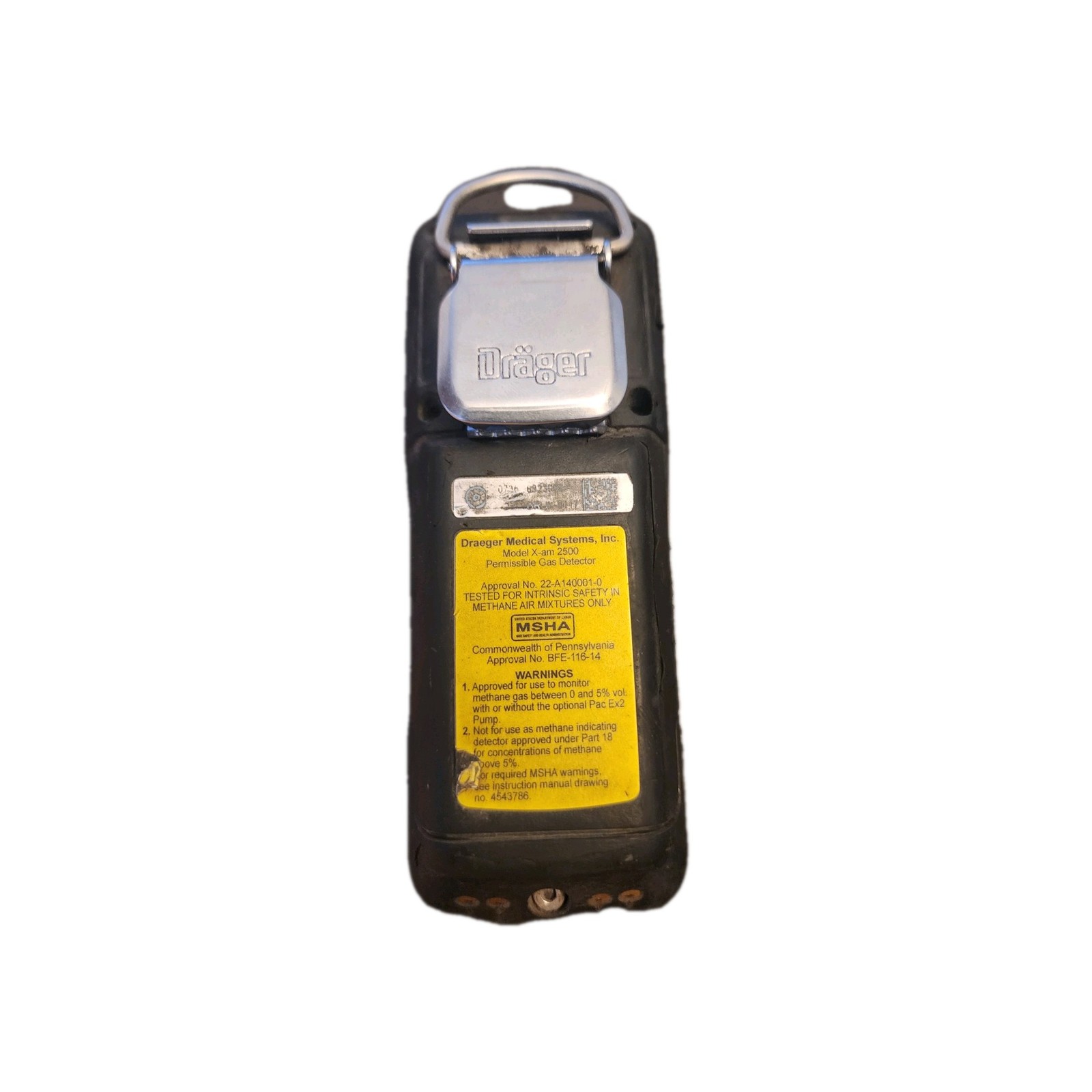 Draeger X-am 2500 Multi Gas Monitor