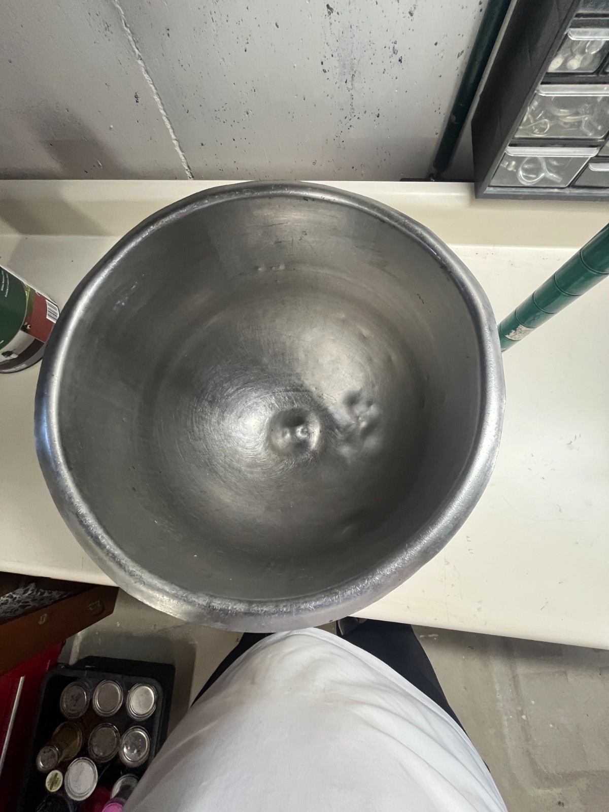 20 Qt S/S mixer bowl for a Hobart A-200 bench top dough mixer