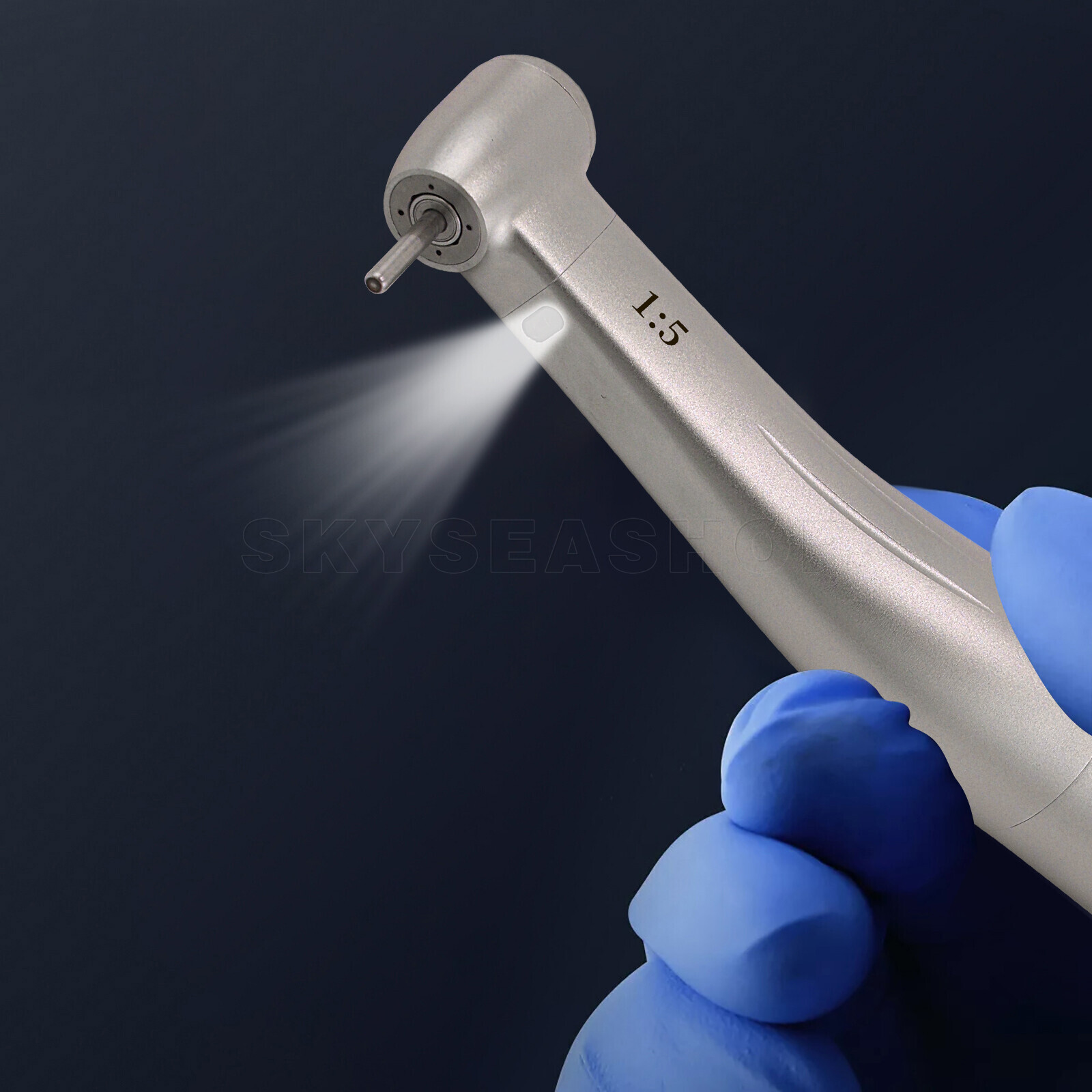 1X Premium Plus Dental Hygiene Prophy Handpiece Air Motor 4 Holes 4:1 Nose Cone