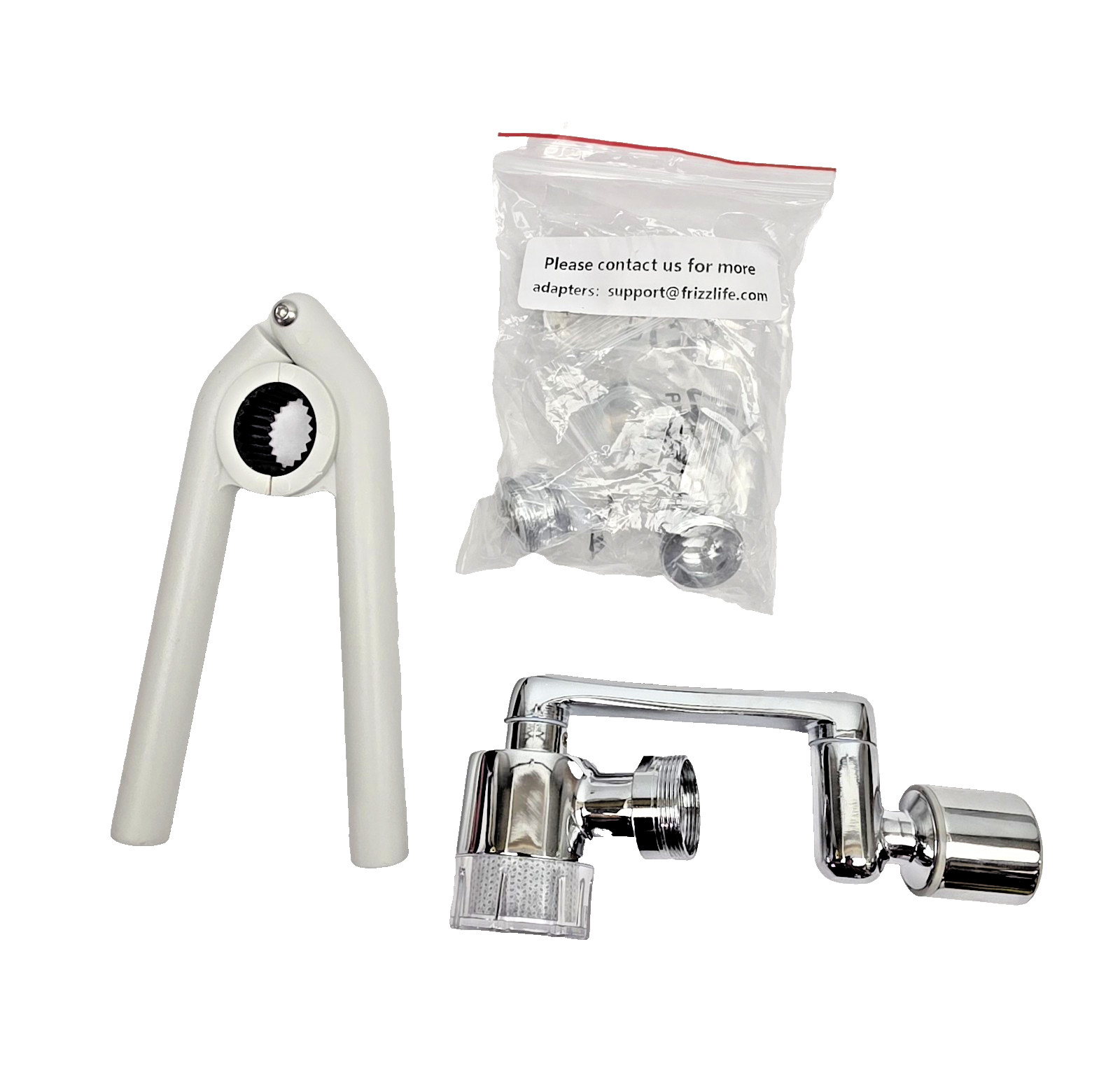Frizzlife FF1080 Splash-Proof Faucet Water Filter Universal Sink Tap Filter New