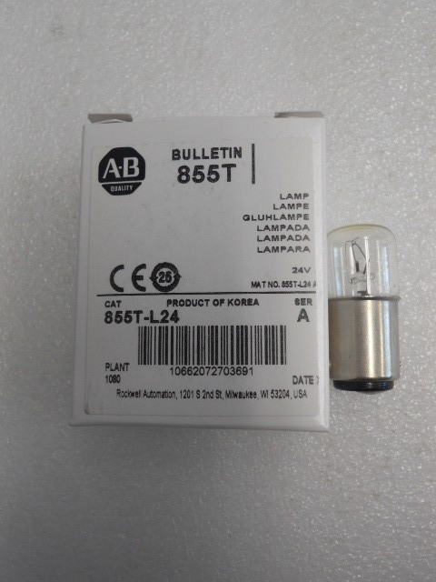 New Allen Bradley 855T-L24 Lamp 24 Volts Series A NIB