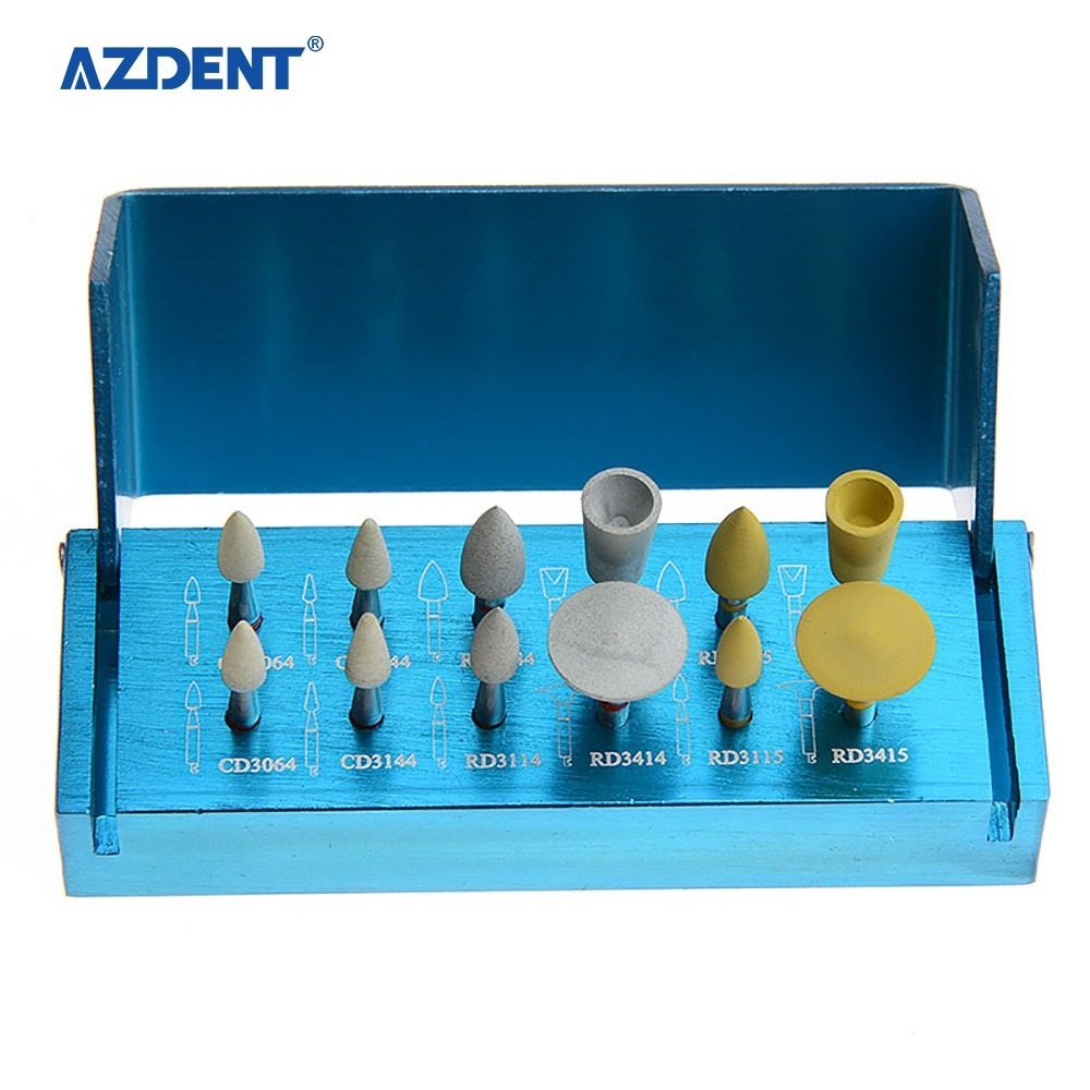 Dental Zirconia Intraoral Clinical Diamond Polishing Kit For Low Speed Handpiece