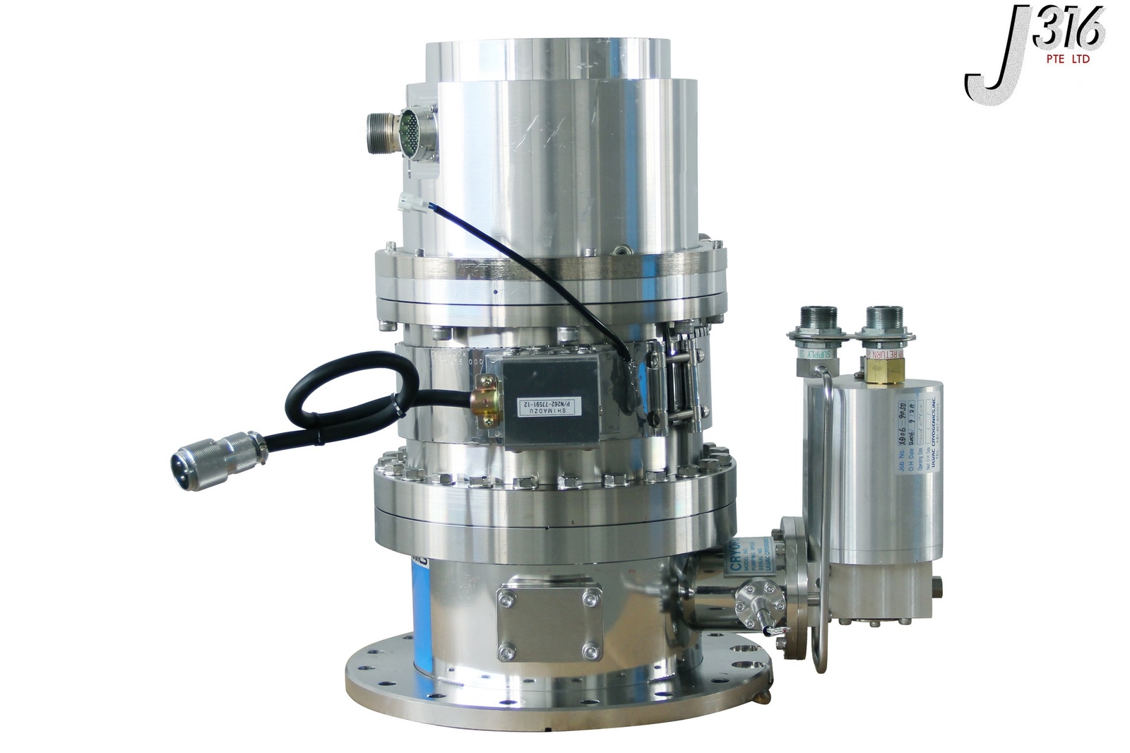 3675 SHIMADZU TURBO PUMP W/ ULVAC CRYOGENICS SUPER TMP-1003LM