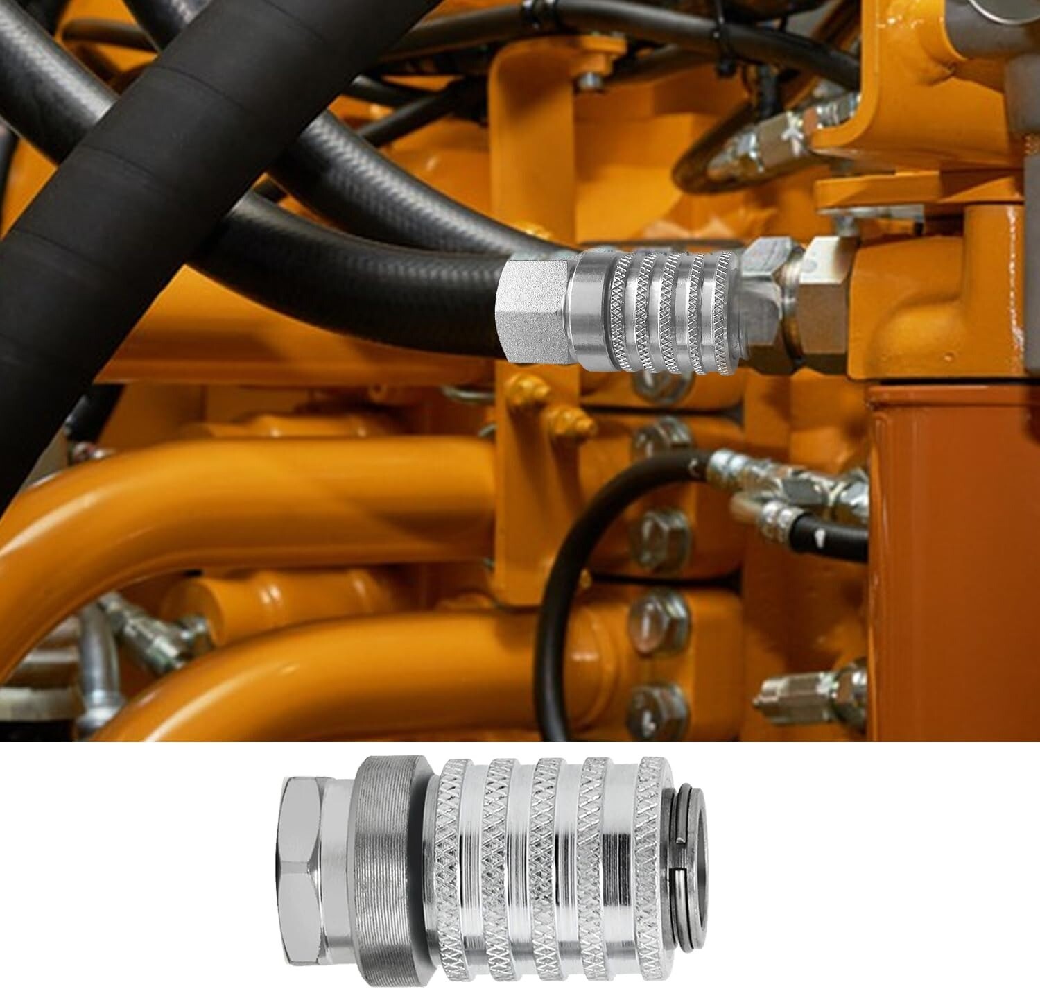 PD222 Series PD Steel Test Port and Diagnostic Equipment Quick Coupler