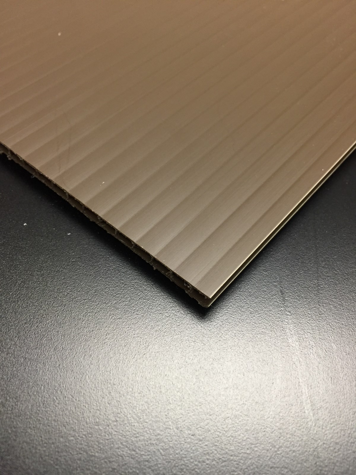 (2 pcs) 4mm Brown 12″ x 18″ Corrugated Plastic Coroplast Sheets Sign