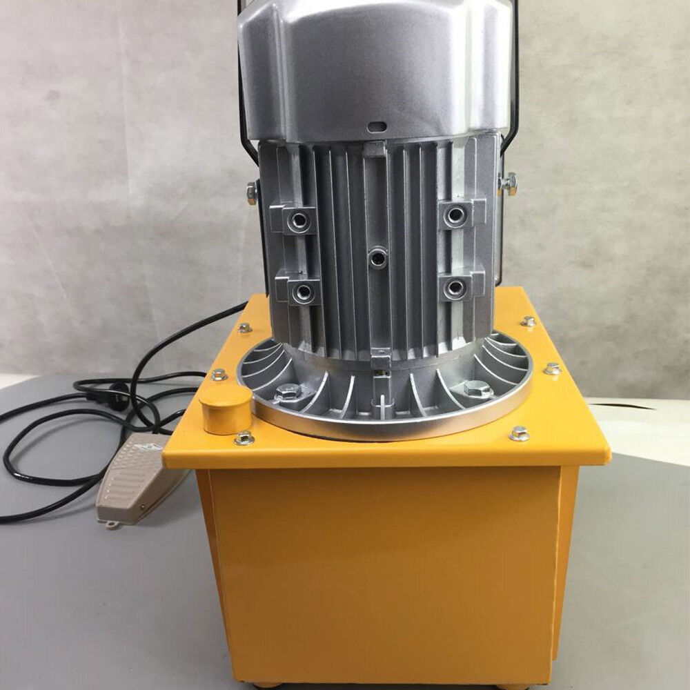 Electric Driven Hydraulic Pump Pedal Single Acting Solenoid Valve 110V 10000psi