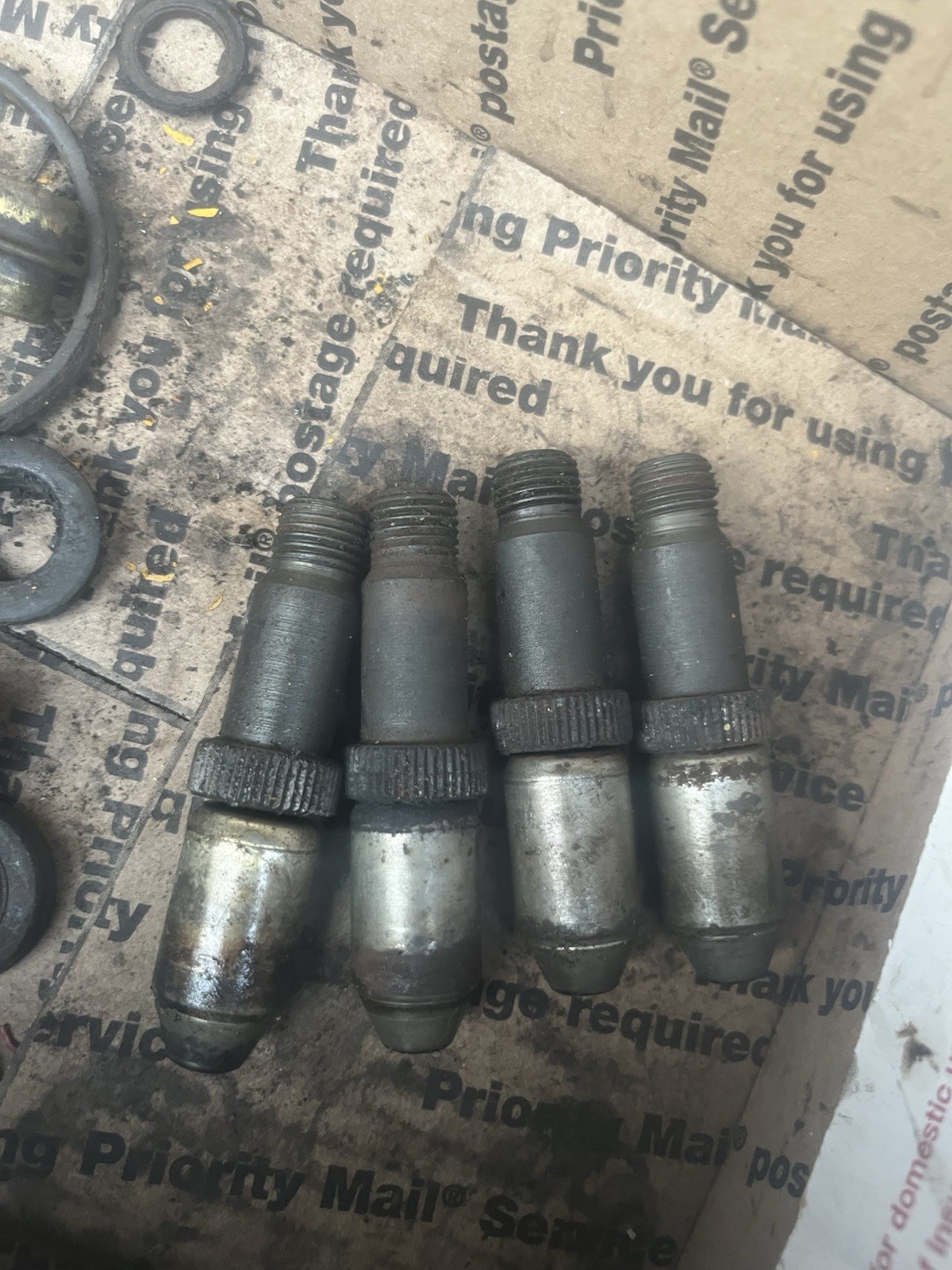 CAT Assorted Threaded Metal Fittings/Adapters, Washers & Hardware Lot