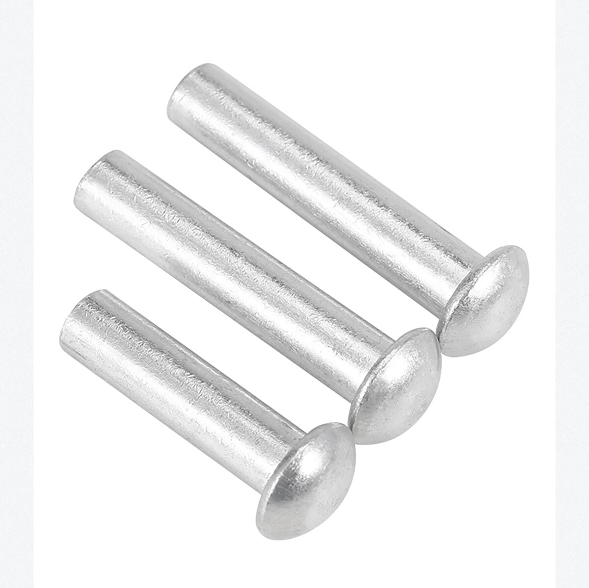 Aluminium Solid Round Head Rivets, DIN 660, Sizes M2-M8, Lengths 3-50mm