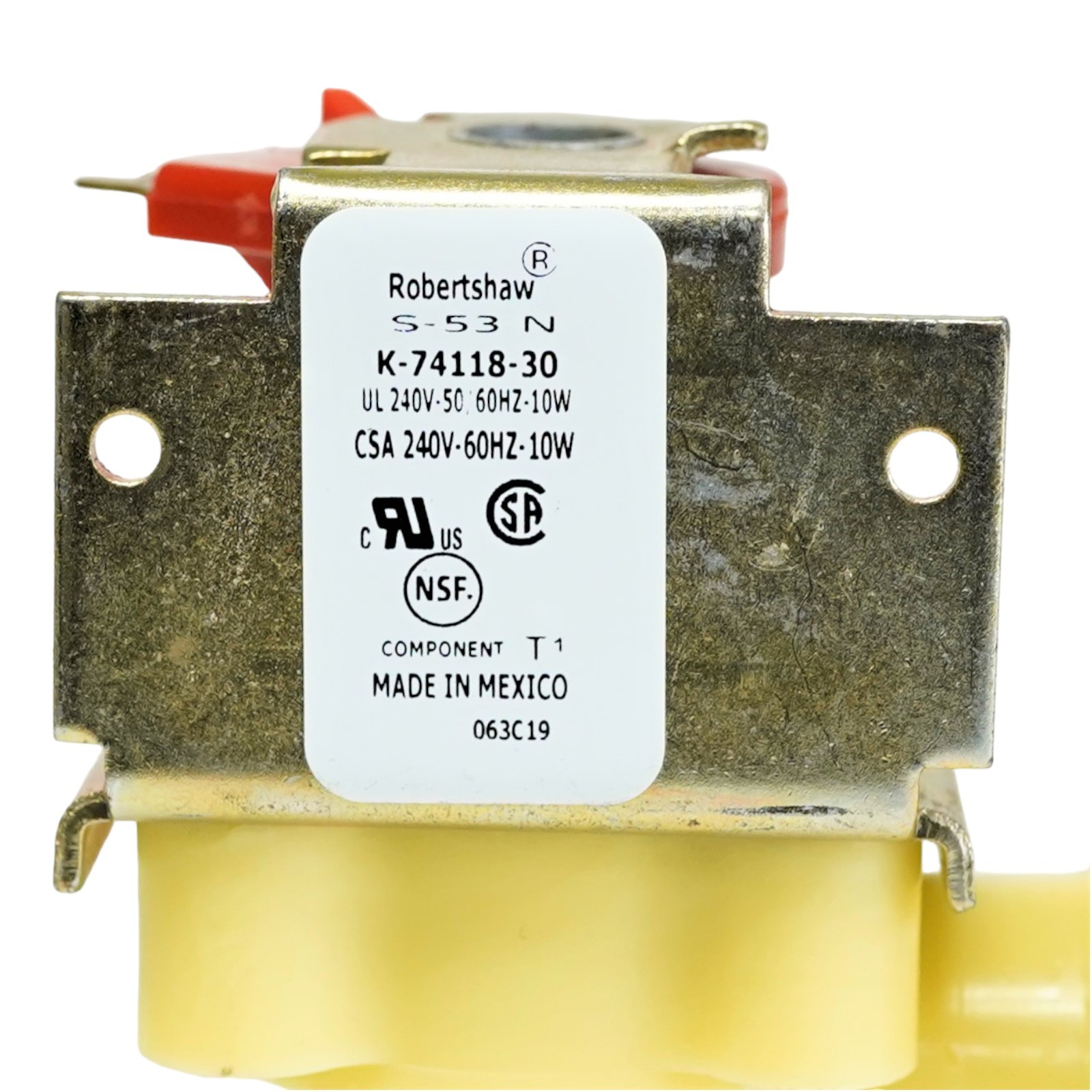 Commercial Ice Machine Water Inlet Solenoid Valve for Manitowoc 000007966 240 V