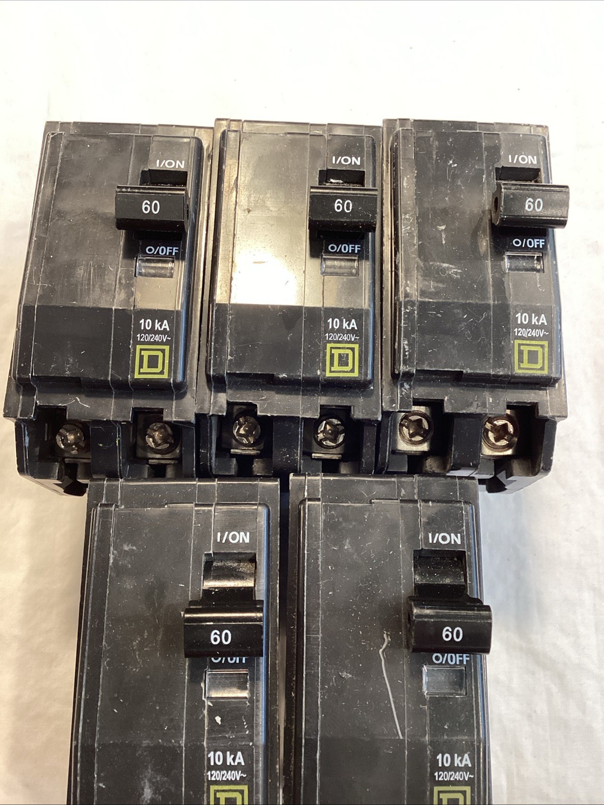Square D QO260 Lot Of 5 Used