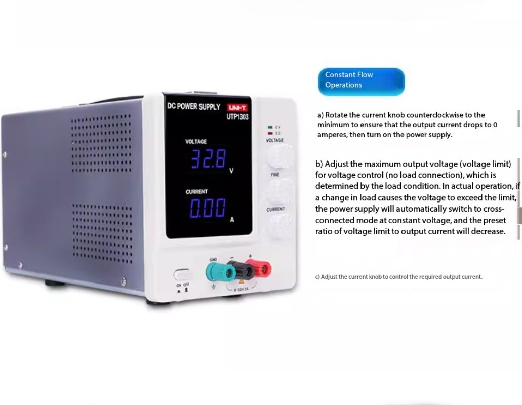 UTP1303/UTP1305 Adjustable Linear DC Regulated Power Supply 32V/3A/5A
