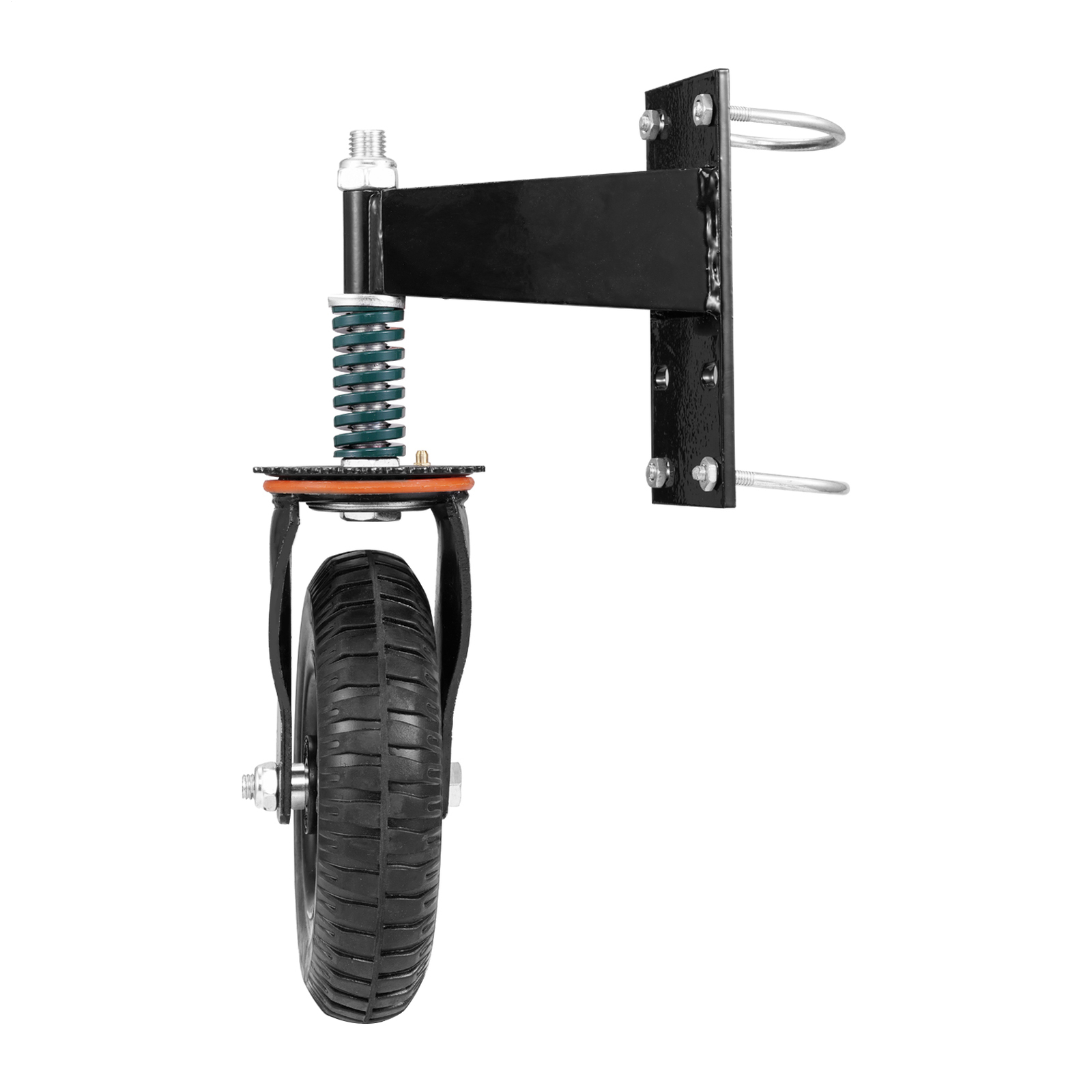 8″ Gate Wheels Heavy Duty Spring-Loaded Gate Caster For Wooden Metal Tube Gate