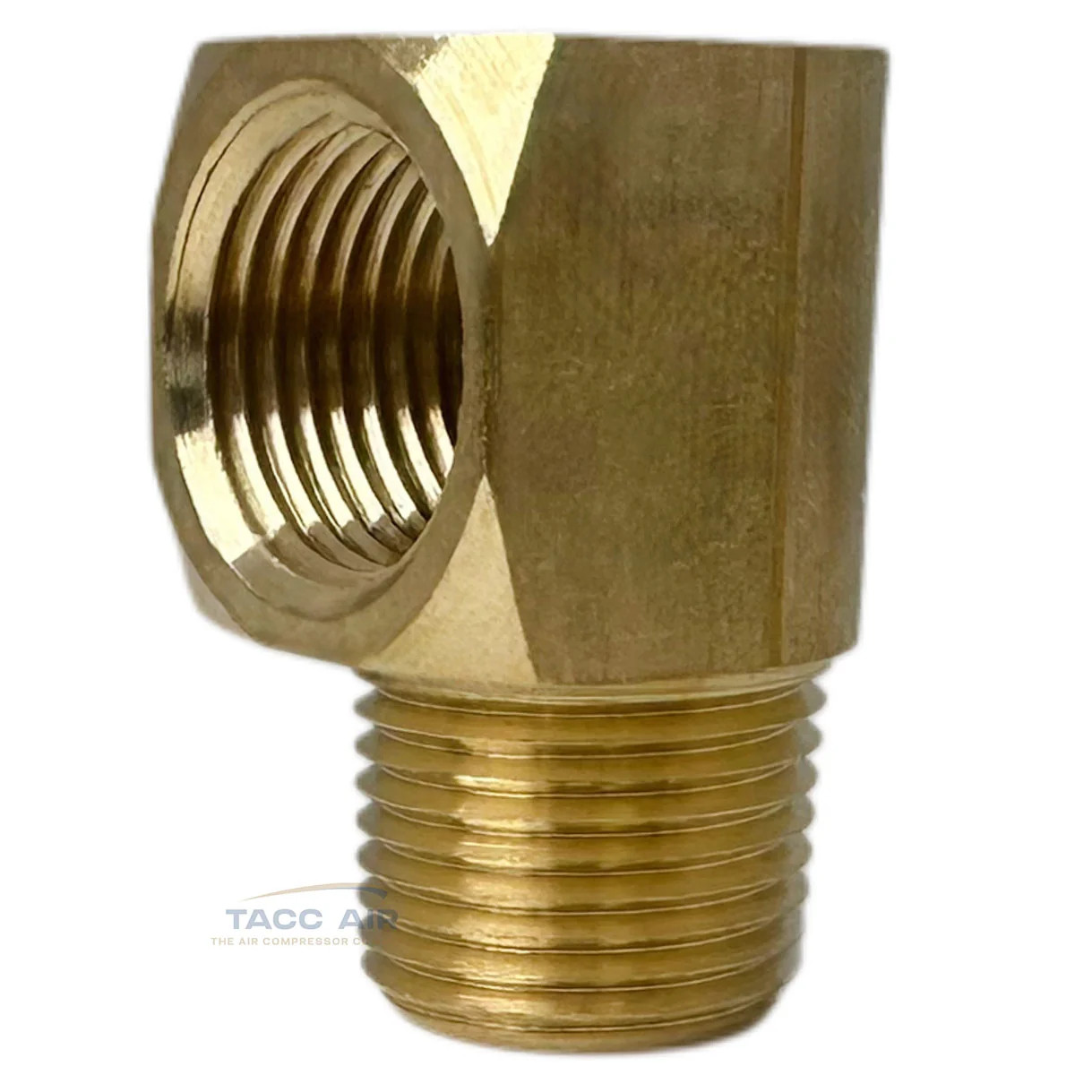 2 Pack 3/8″ NPT Brass Street Elbow 90 Degree Pipe Thread Fitting Male Female