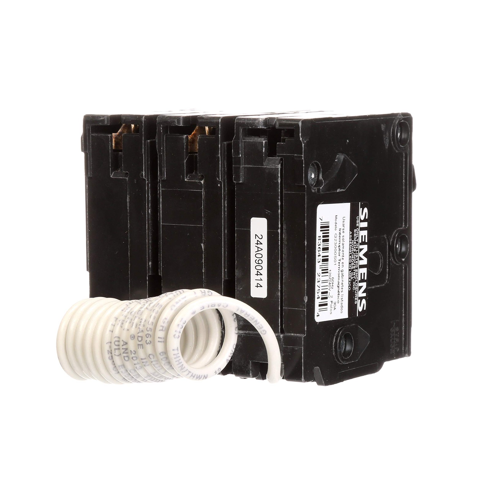 Q23000S01 120/240Volt type MPT 30Amp Circuit Breaker with 120Volt Shunt Trip …