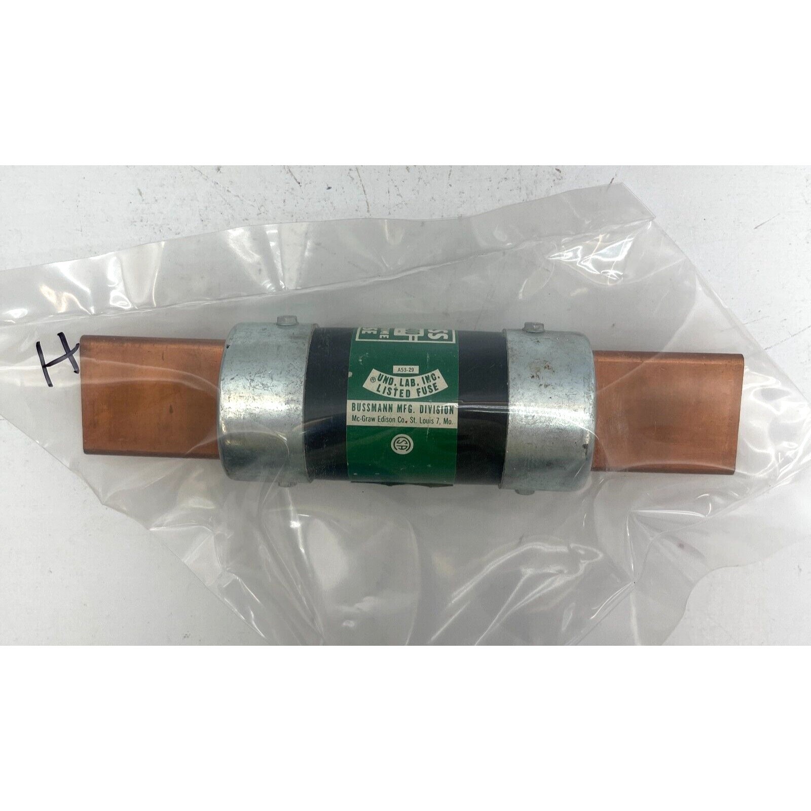 Bussmann NON-400 400A Blade Fuse 250V Class H One-Time Non-Current Limiting