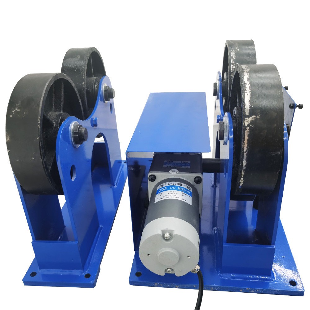 1T Welding Positioner Rotator Iron Roller Welding Pipe Turning Roll Control Box