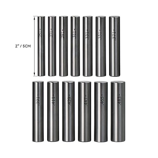HFS(R) Pin Gage Set Minus Class ZZ Aluminum Alloy Case 0.251″-0.500″ M2 250 Pcs