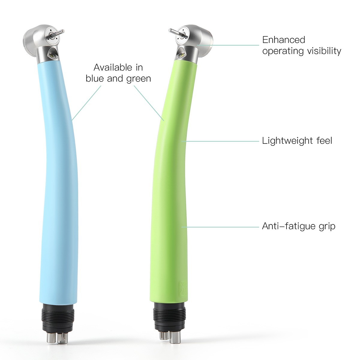 NSK Style Dental Fiber Optic LED E-generator High Speed Handpiece 2 Hole/ 4 Hole