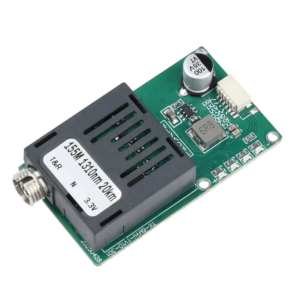 TTL Optical Transceiver Module TTL to Fiber Module FC RX/TX/AV/VCC/GND for Drone