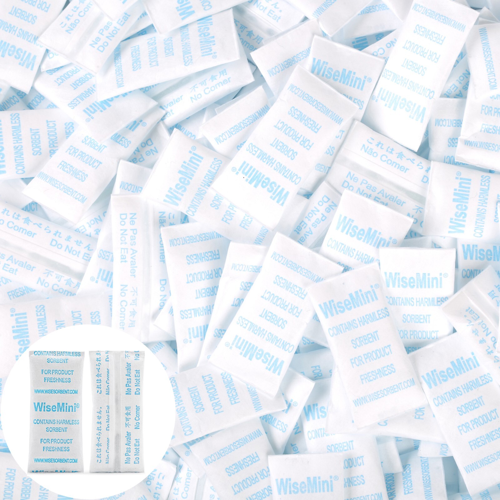 10 Gram Silica Gel Packets Food Safe Dessicant Moisture Absorbers Dehumidifiers