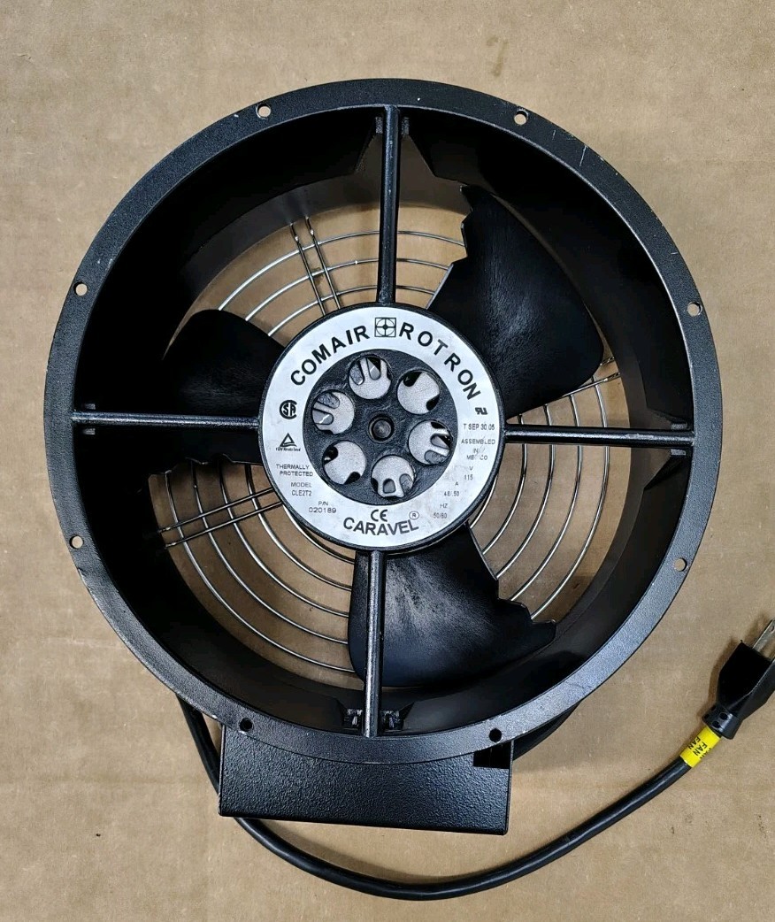 Comair Rotron 020189 Caravel Fan CLE2T2 with guard and cord