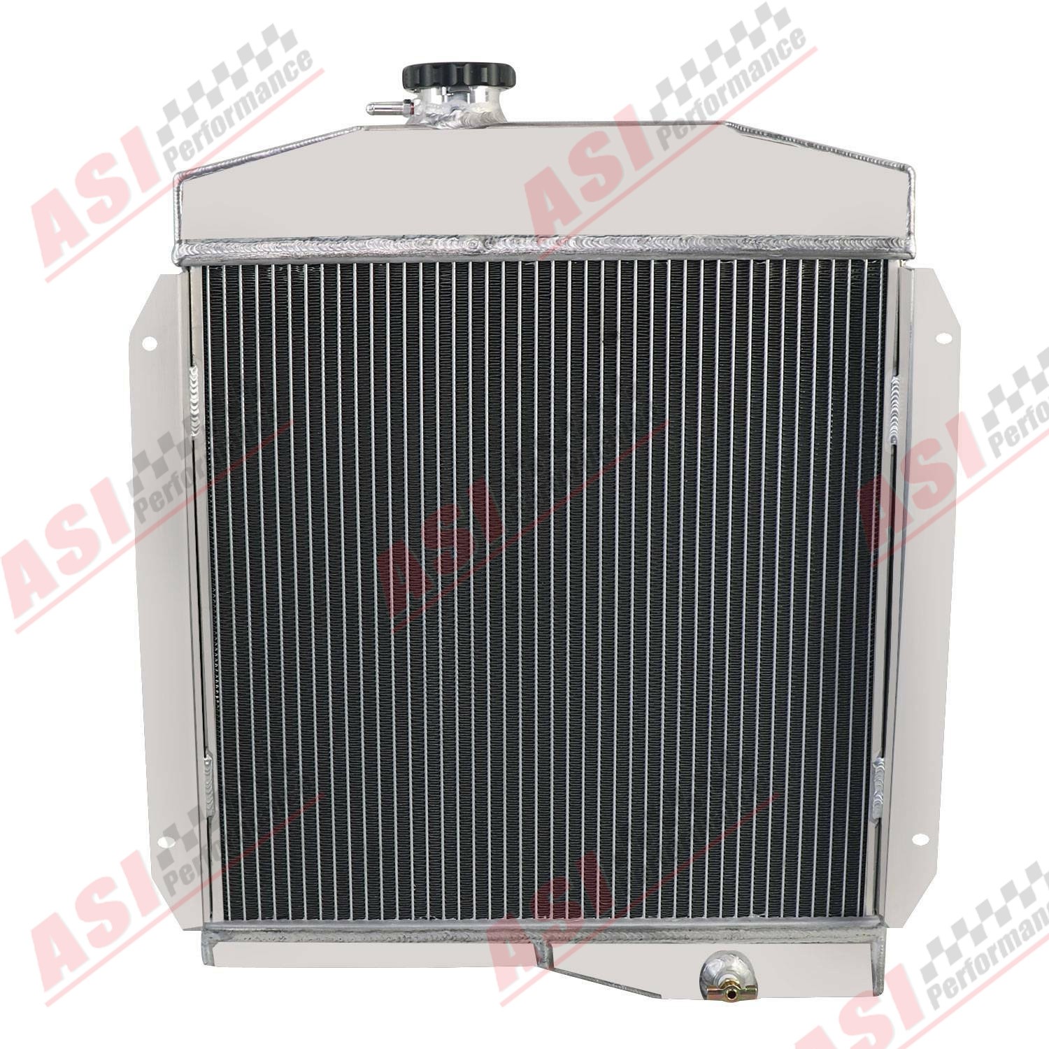 3 Rows All Aluminum Radiator For 1955 Jeep Willys;1959-1971 Jeep CJ3 CJ5 CJ6 MT