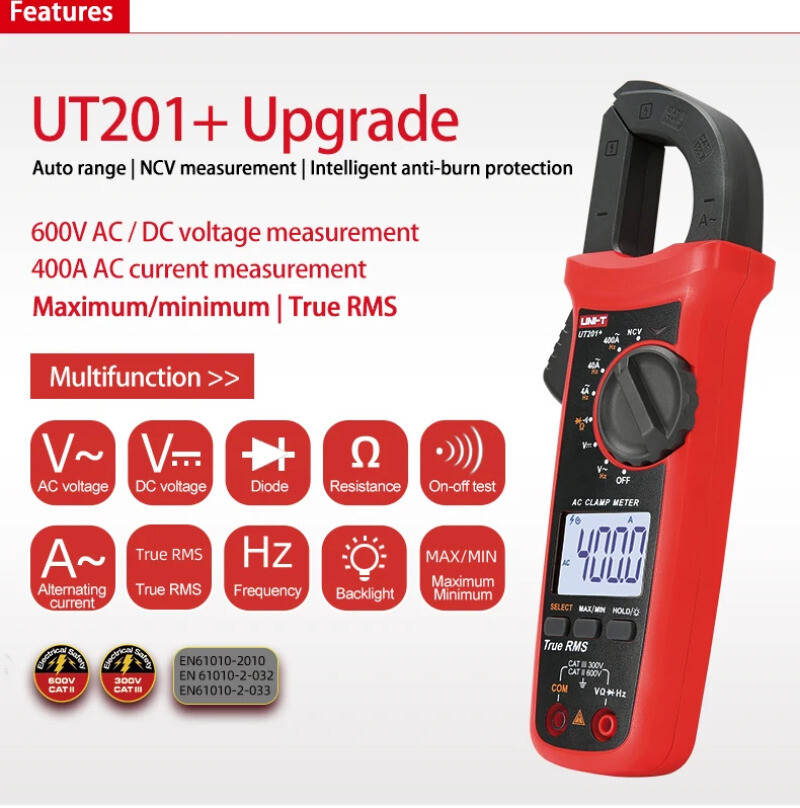 Clamp Meter Digital Tester Professional Voltmeter Pliers Ammeter Electric Tester