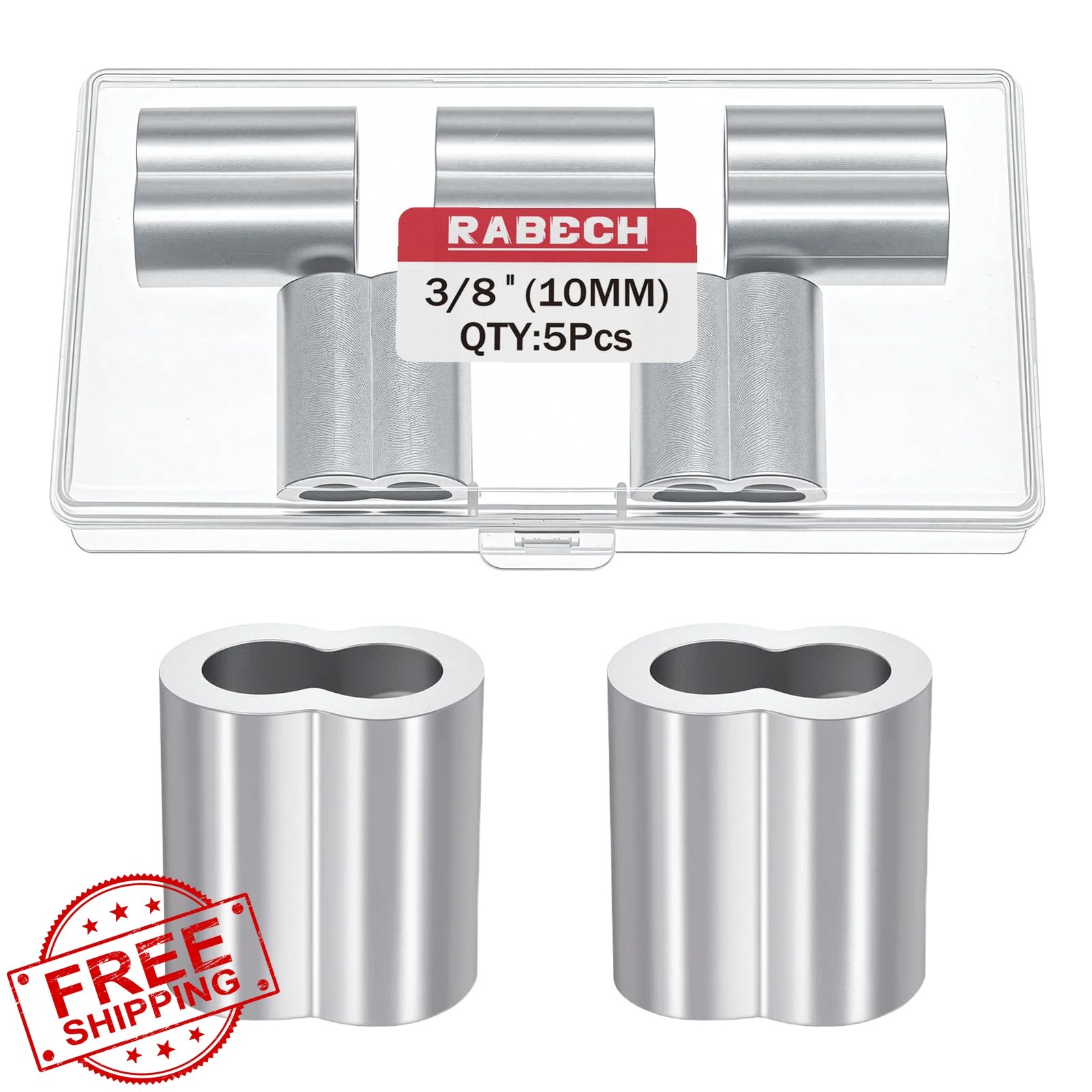 RABECH 3/8″ Crimp Sleeves