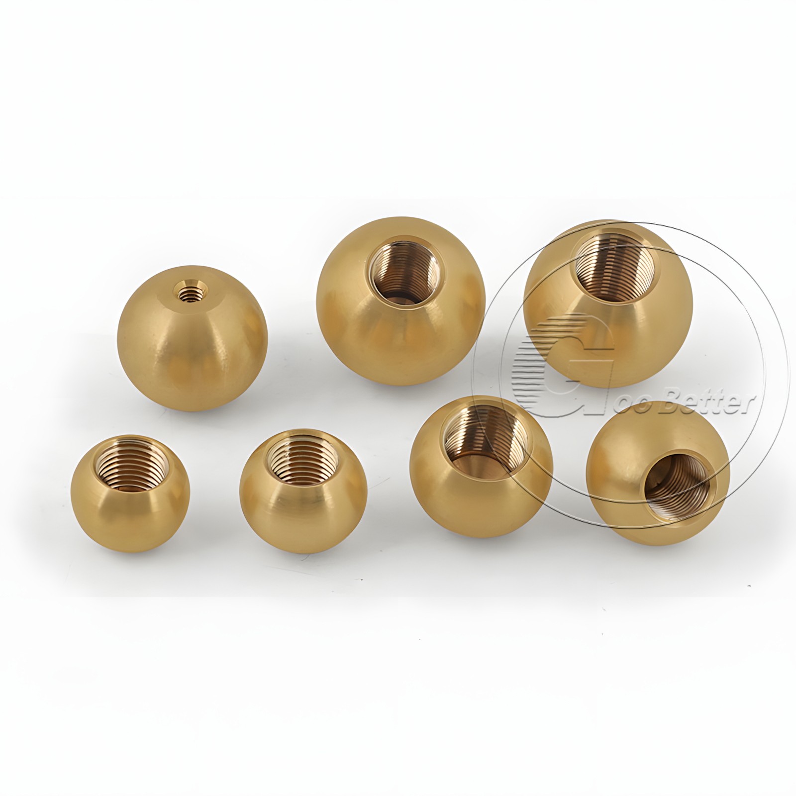 Brass Thread Ball Nut With Copper Thread Balls M3 M4 M6 M10 M12 Diameter 6-25mm