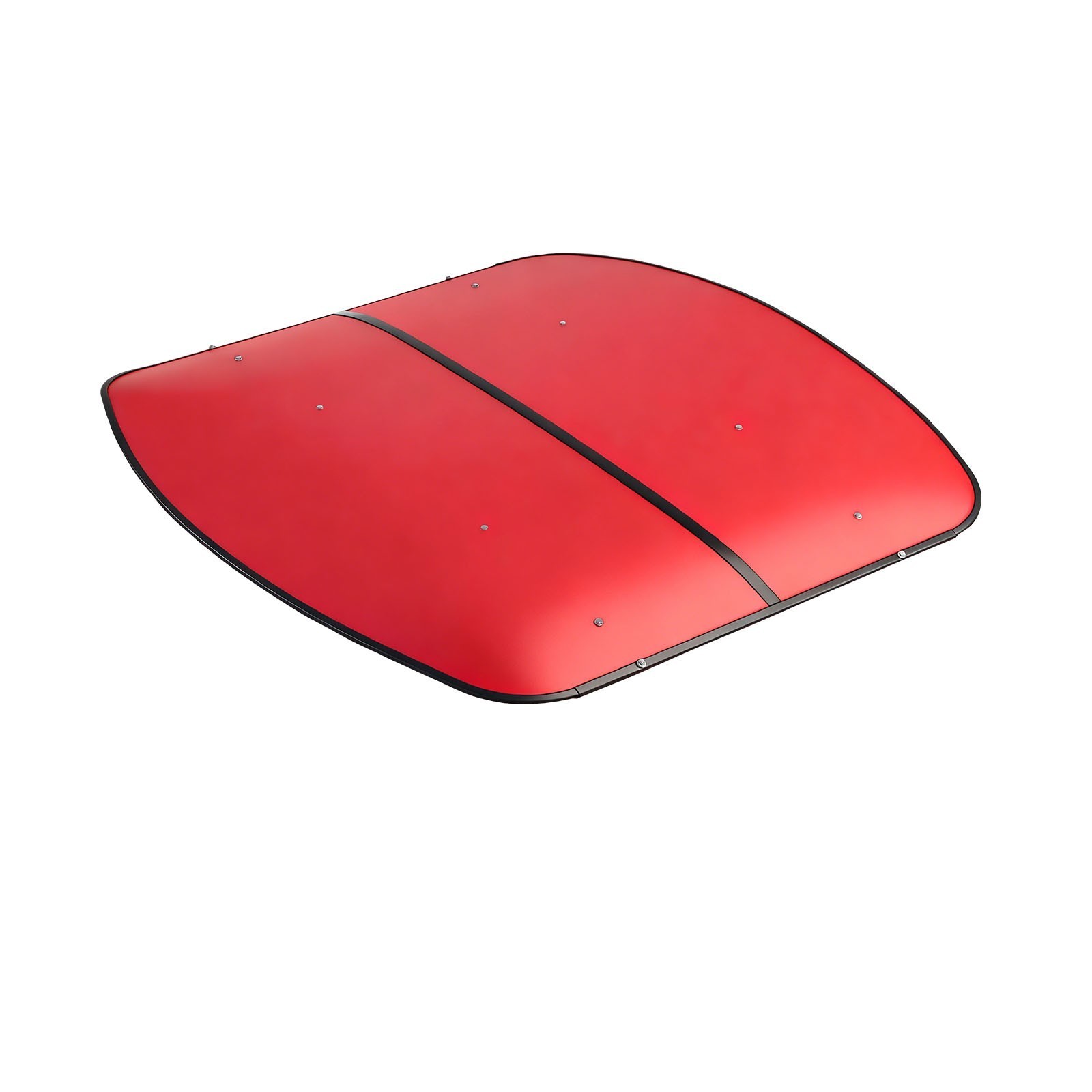 Sun Shield Tuff Top Tractor Canopy – Red For 2″ x 2″ or 2″ x 3″ ROPS 48″ X 52″