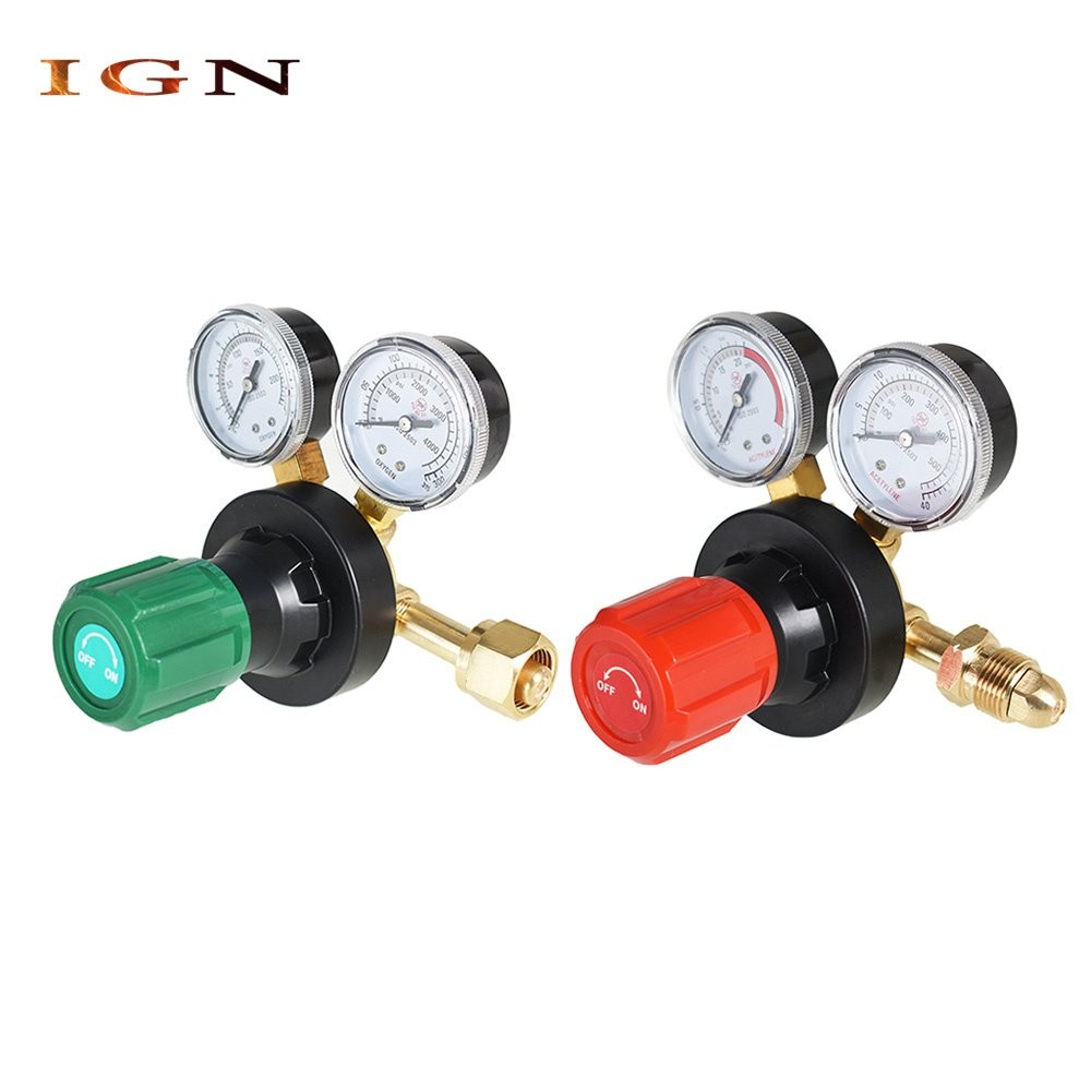 NEW Oxygen and Acetylene Regulators Combo – V350 Series Oxygen + Acetylene