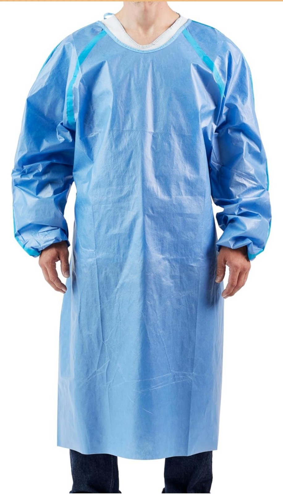 Cardinal Health™ Full Coverage Chemotherapy Gown, Medium, 9200M, Case of 100
