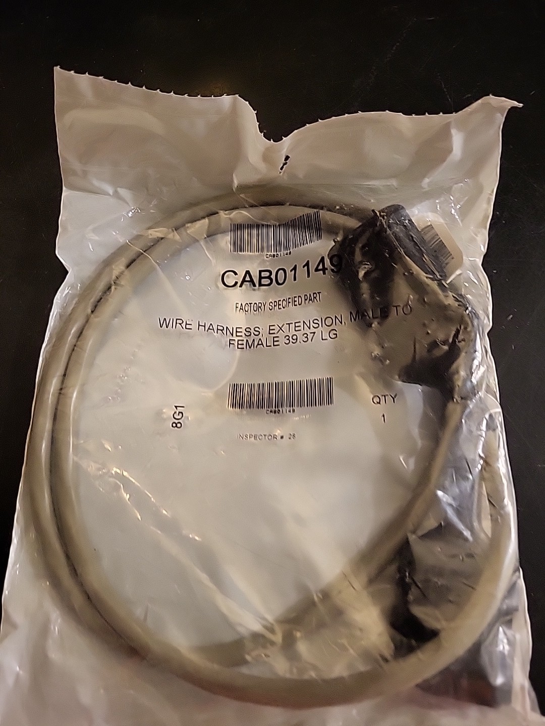 Trane CAB01149 Extension Cable, Male x Female, 39.37″/100CM Long New