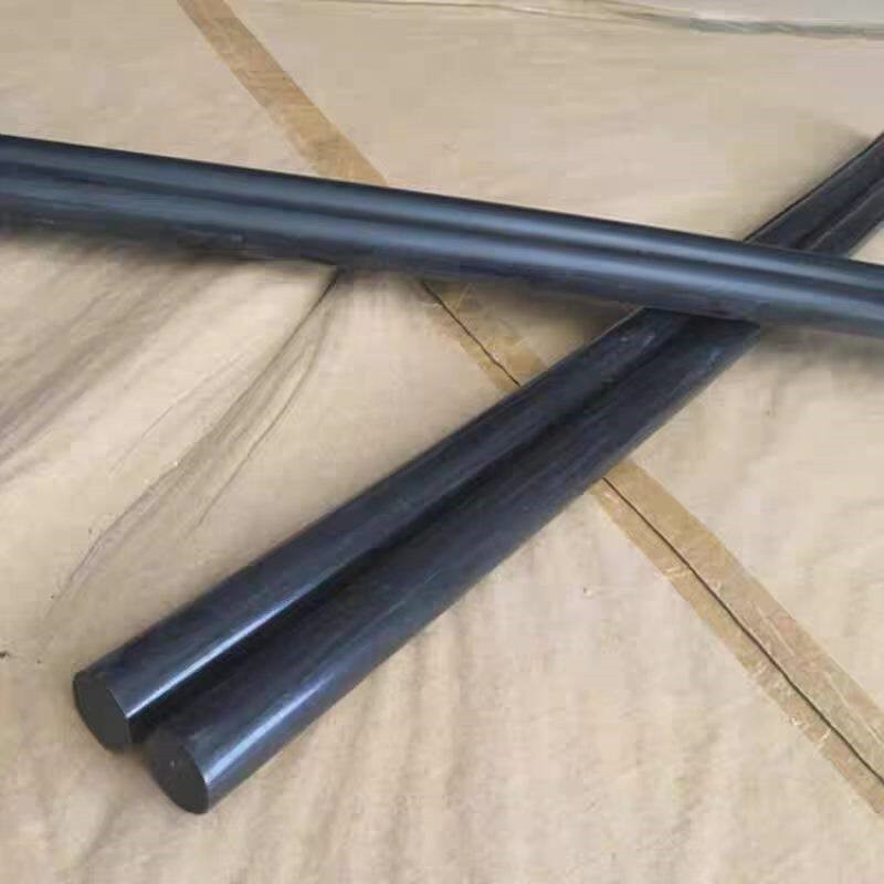 Black PEEK Rod Round Bar High Temperature Engineering Plastic 100mm 200mm Length