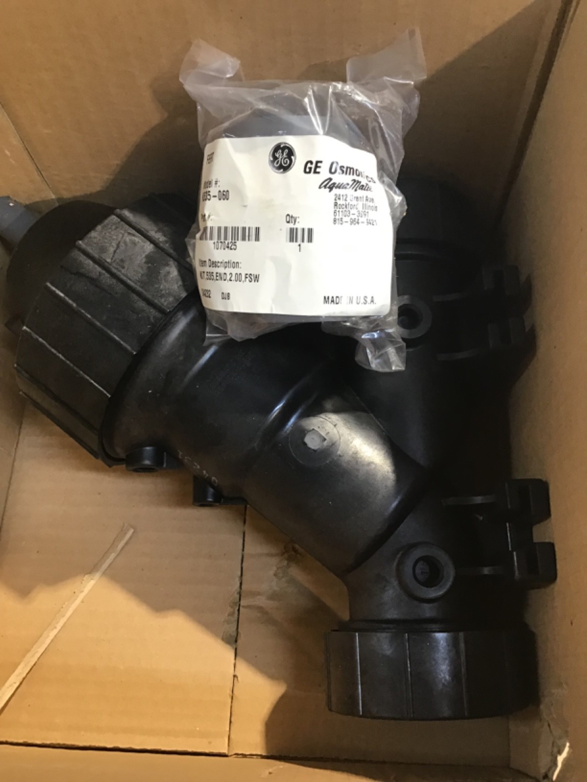 AQUAMATIC K535-X210-14000 Y PATTERN DIAPHRAGM CONTROL VALVE, 2″ NO. NEW IN BOX