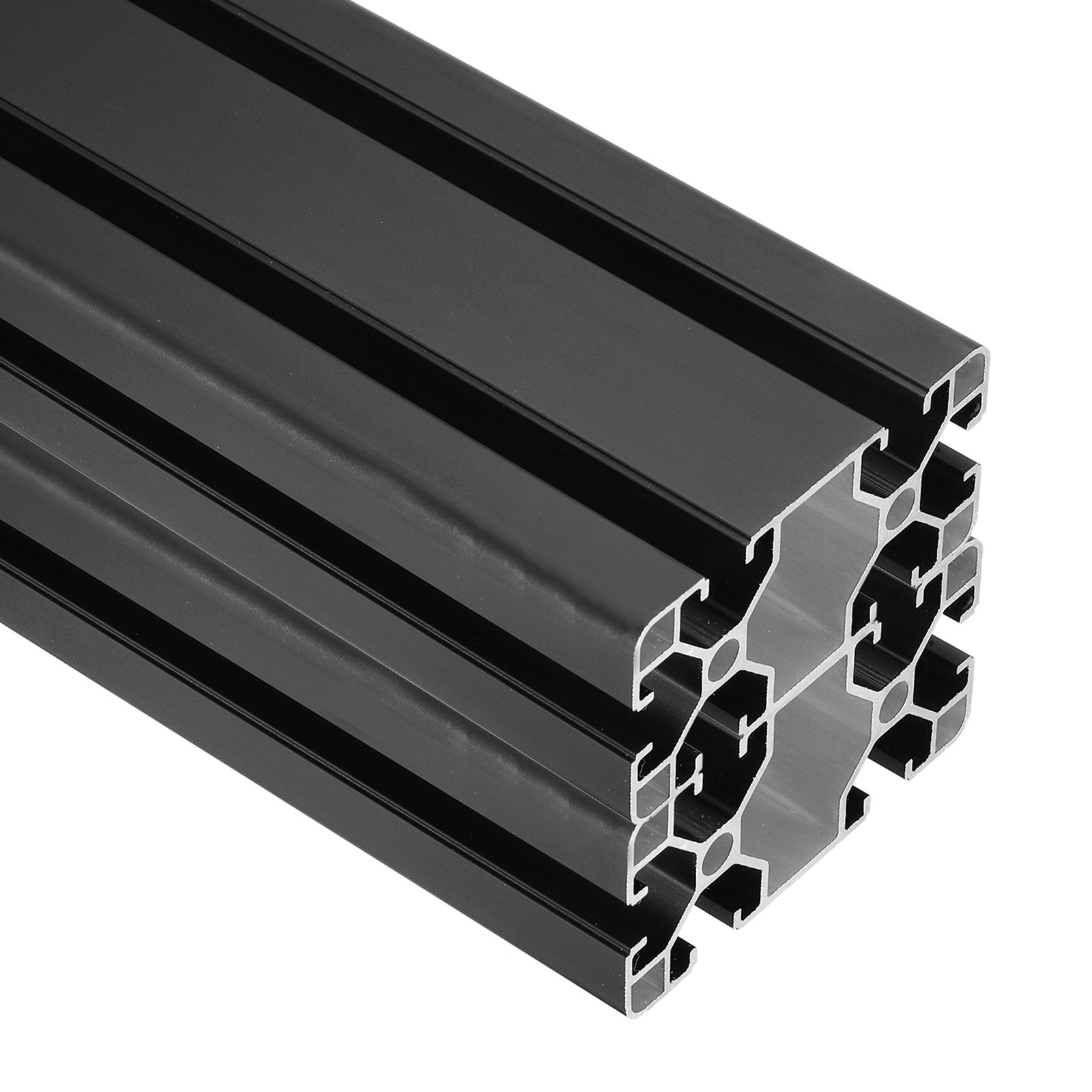 2 Pcs 200mm 4080 Aluminum Extrusion Profile INDUSTRIAL Anodized Linear Rail