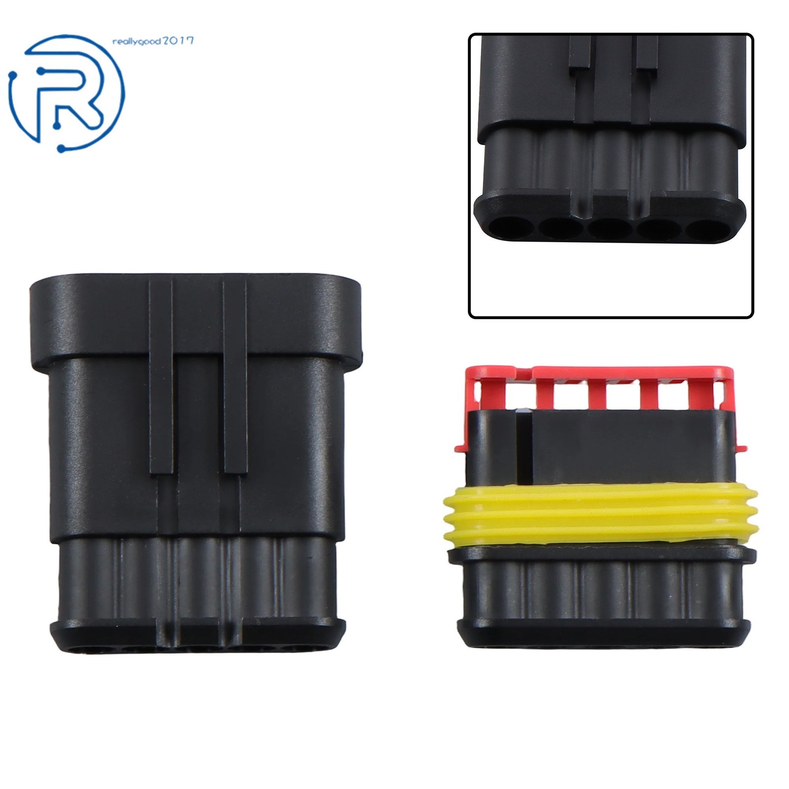 800Pcs Waterproof Automotive Electrical Wire Connectors Plug Kit 1/2/3/4/5/6 Pin