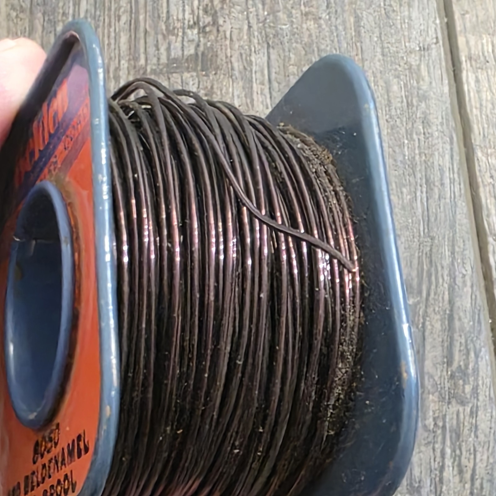 Vintage Belden Copper Wire 8050 #20 Beldenamel 1/2 lb Spool @ 7.2 oz