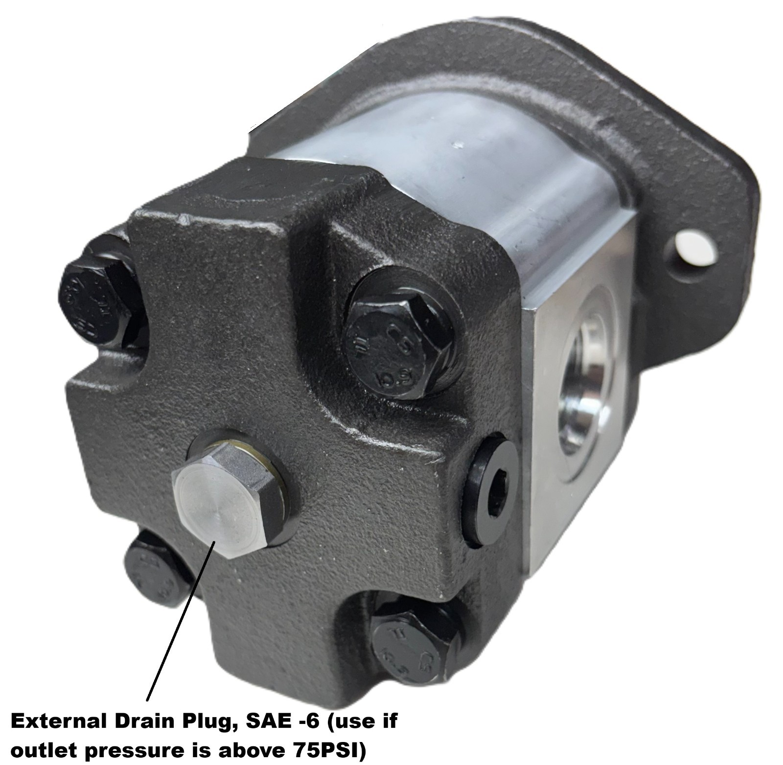 Hydraulic Gear Motor or Pump 8, 16, 20, 26cc/rev 2-18gpm high speed bi-direction